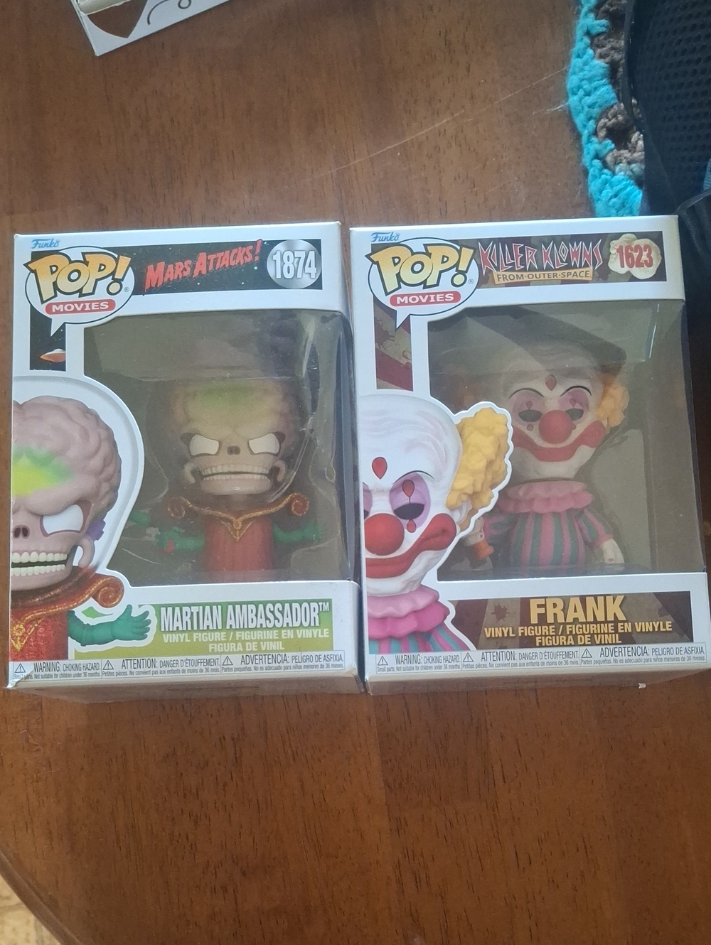 2Mars Attacks & Killer Clown Funko POP! Movies Martian Ambassador & Frank Vinyl
